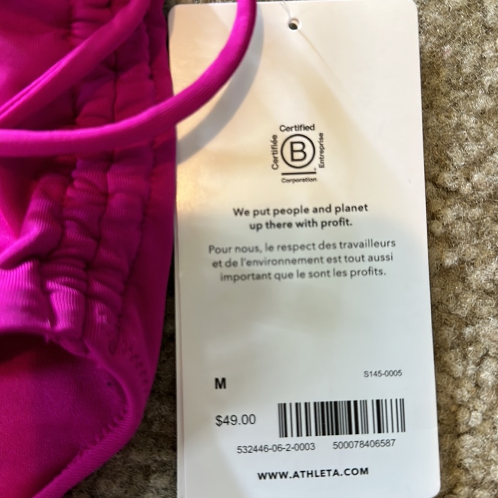 Athleta cinch full swim bottoms nwt đź’ś - Picture 8 of 9